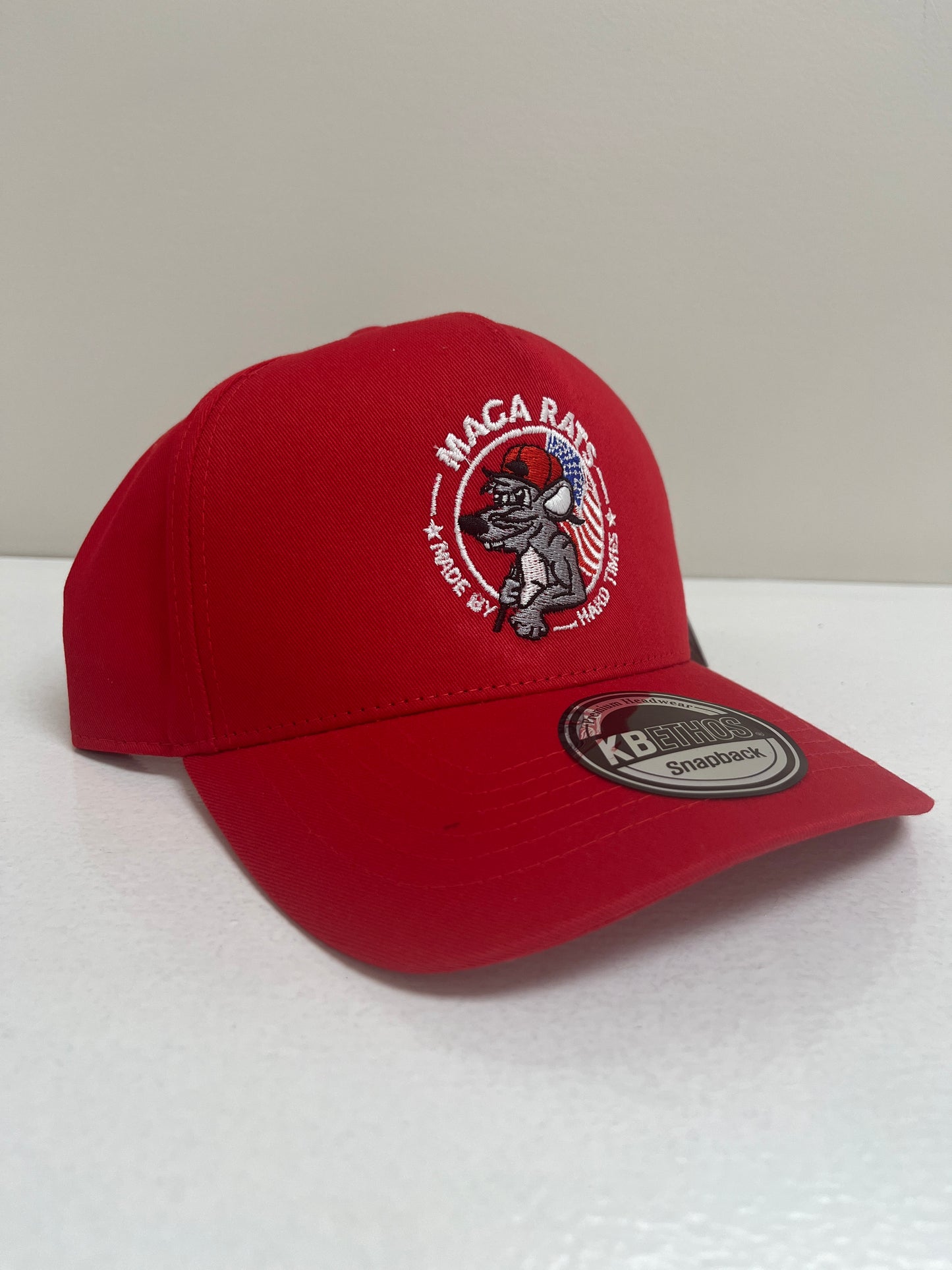 MAGA RATS Classic RED Snapback Hat