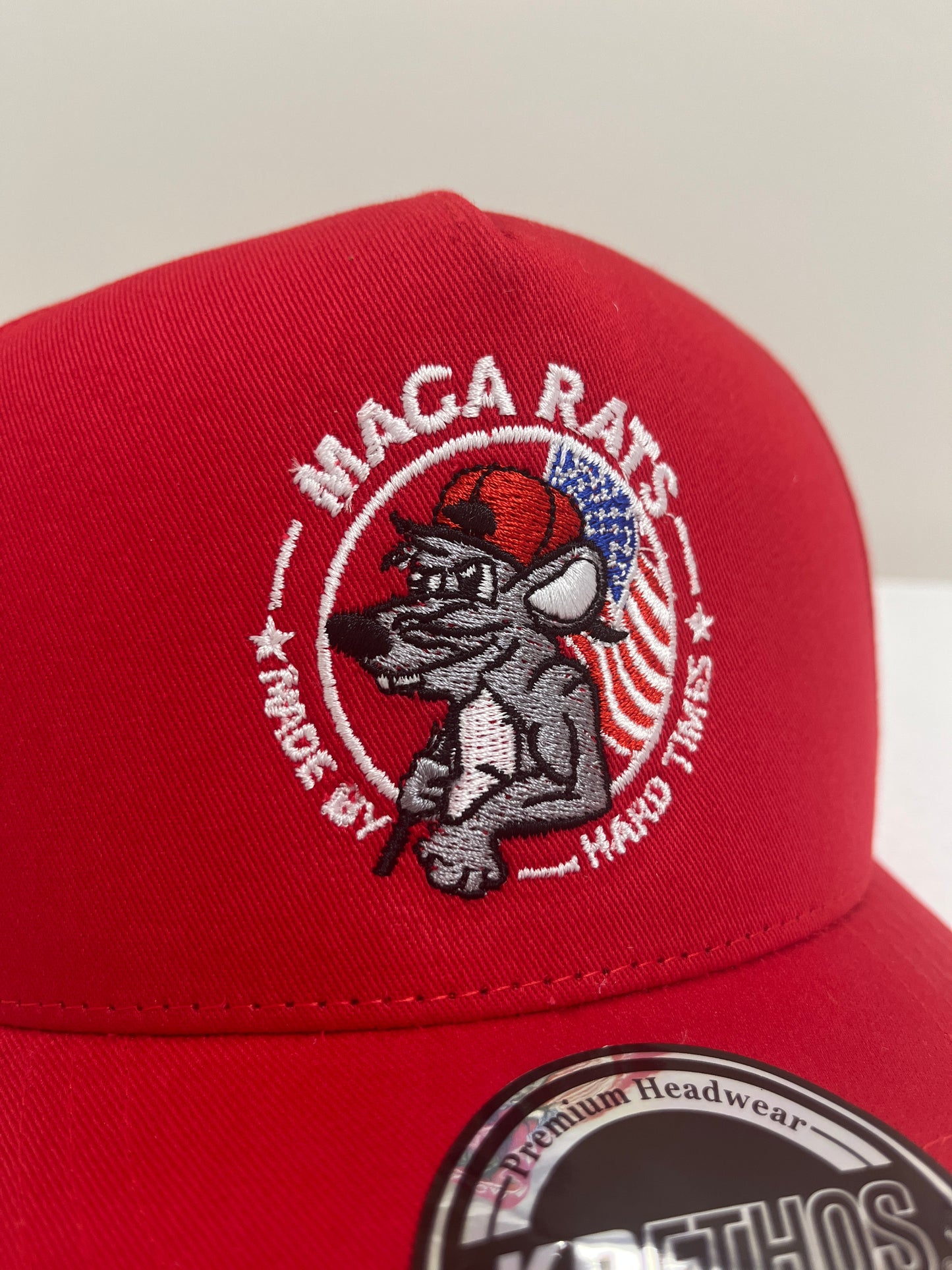 MAGA RATS Classic RED Snapback Hat