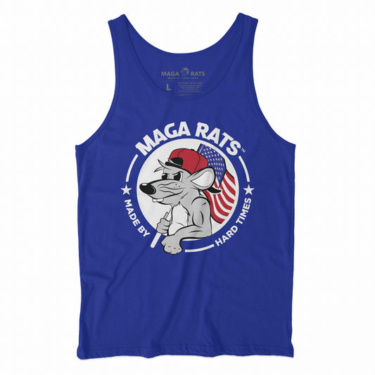 MAGA RATS Front Logo Royal Blue TANK