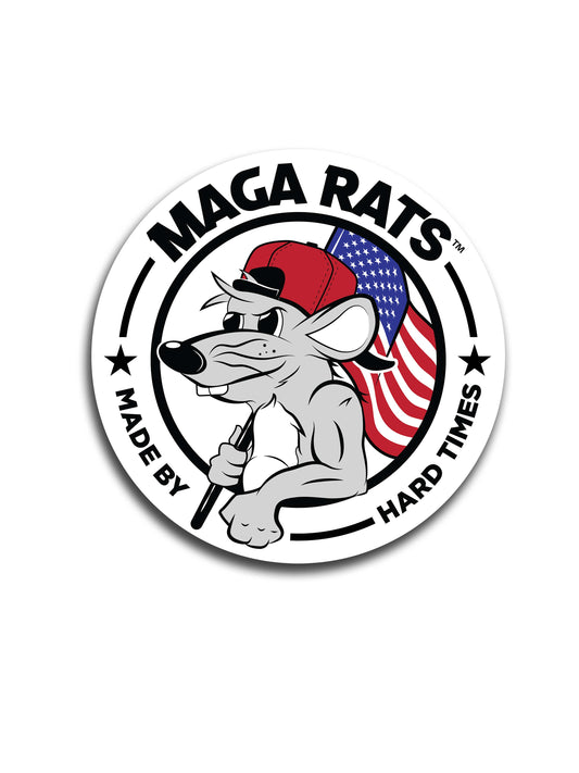 MAGA RATS Classic Logo Sticker - 3 inch