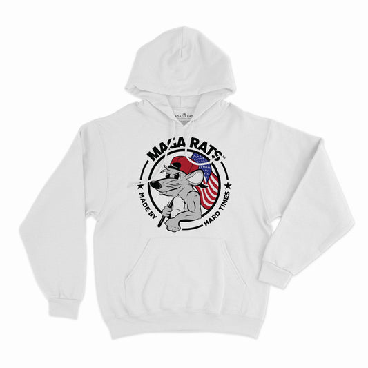 MAGA RATS White Hoodie